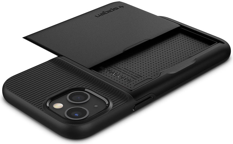 Spigen Slim Armor CS Apple iPhone 13 Hoesje Back Cover Zwart afbeelding 8