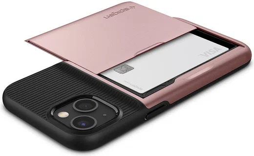 Spigen Slim Armor CS Apple iPhone 13 Hoesje Back Cover Roze Goud afbeelding 7