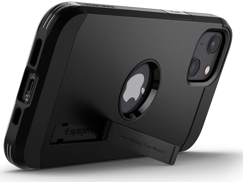 Spigen Tough Armor Apple iPhone 13 Hoesje Back Cover Zwart afbeelding 3