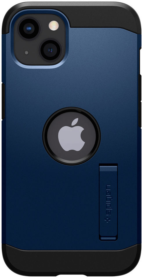 Spigen Tough Armor Apple iPhone 13 Hoesje Back Cover Blauw afbeelding 1