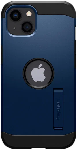 Spigen Tough Armor Apple iPhone 13 Hoesje Back Cover Blauw afbeelding 1