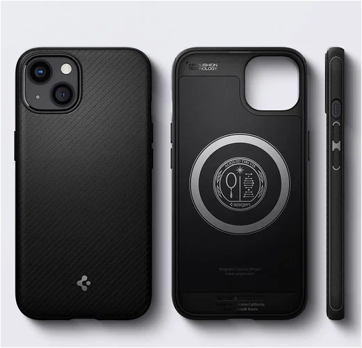 Spigen Mag Armor iPhone 13 Hoesje voor Apple MagSafe Zwart afbeelding 5
