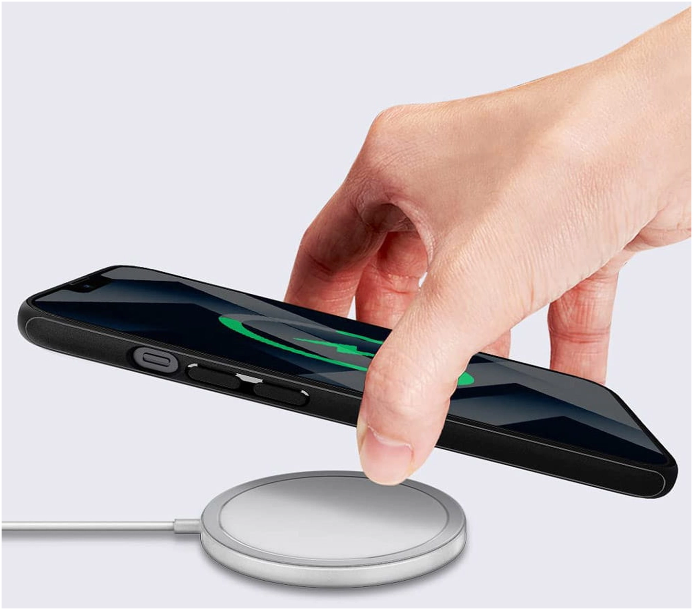 Spigen Mag Armor iPhone 13 Hoesje voor Apple MagSafe Zwart afbeelding 6