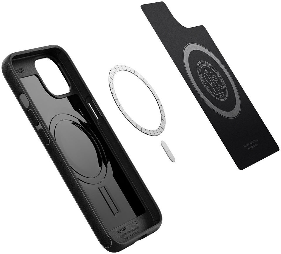 Spigen Mag Armor iPhone 13 Hoesje voor Apple MagSafe Zwart afbeelding 7