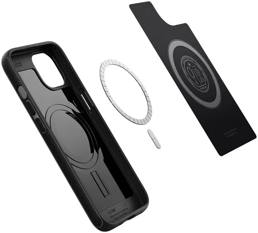 Spigen Mag Armor iPhone 13 Hoesje voor Apple MagSafe Zwart afbeelding 7