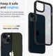 Spigen Crystal Hybrid Apple iPhone 13 Hoesje Transparant Zwart afbeelding 5