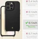 Spigen Cyrill Classic Charm Apple iPhone 13 Pro Hoesje Zwart afbeelding 8