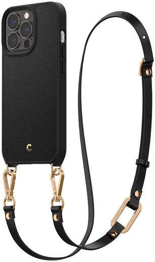 Spigen Cyrill Classic Charm Apple iPhone 13 Pro Hoesje Zwart afbeelding 1