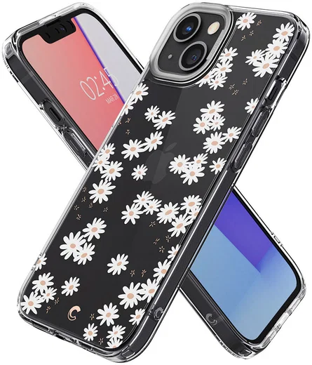 Spigen Cyrill Cecile Apple iPhone 13 Hoesje White Daisy afbeelding 3