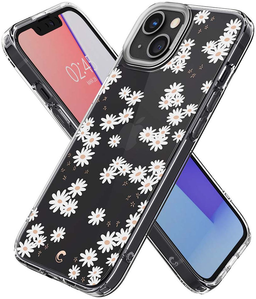 Spigen Cyrill Apple iPhone 13 Pro Hoesje White Daisy afbeelding 4