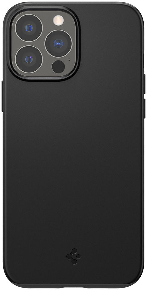 Spigen Thin Fit Apple iPhone 13 Pro Max Ultra Dun Hoesje Zwart afbeelding 1