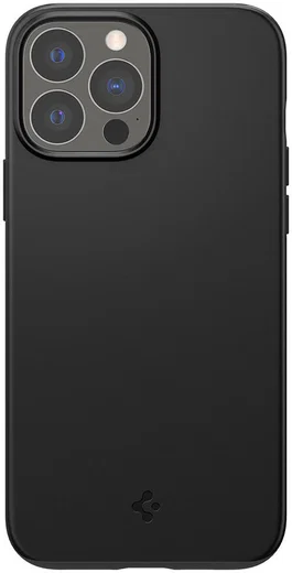Spigen Thin Fit Apple iPhone 13 Pro Max Ultra Dun Hoesje Zwart afbeelding 1