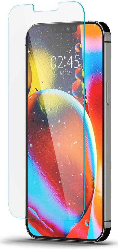 Spigen EZ Fit Glas.tR Apple iPhone 13 Pro Max Screen Protector 2-Pack afbeelding 4