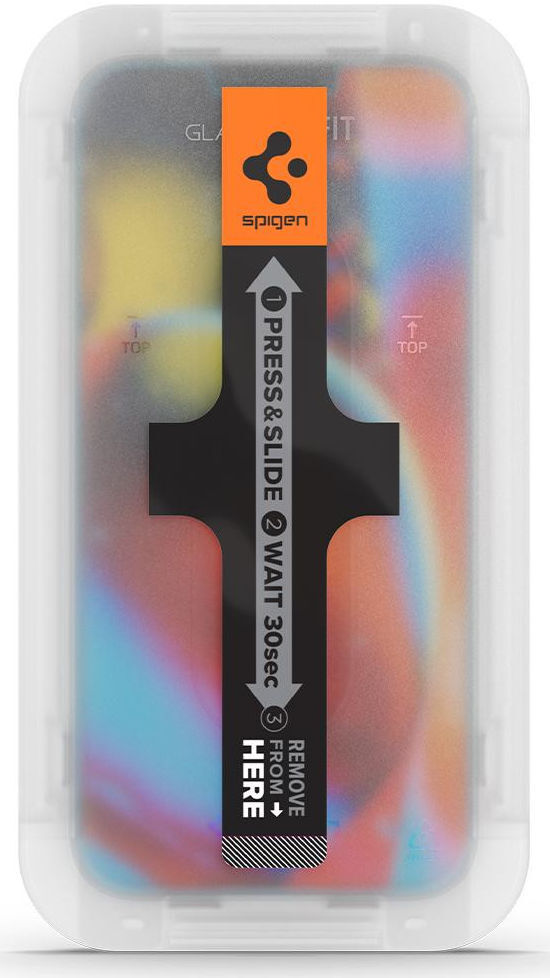 Spigen EZ Fit Glas.tR Apple iPhone 13 Pro Max Screen Protector 2-Pack afbeelding 18