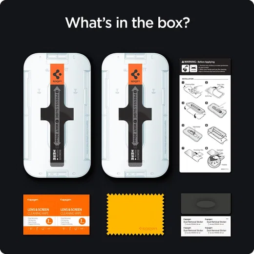 Spigen EZ Fit Glas.tR Apple iPhone 13 Pro Max Screen Protector 2-Pack afbeelding 11