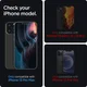 Spigen EZ Fit Glas.tR Apple iPhone 13 Pro Max Screen Protector 2-Pack afbeelding 10