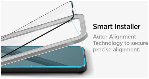 Spigen AlignMaster iPhone 13 Pro Max Screen Protector Tempered Glass 2-Pack afbeelding 4