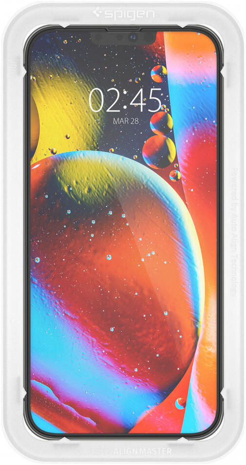 Spigen AlignMaster iPhone 13 Pro Max Screen Protector Tempered Glass 2-Pack afbeelding 13
