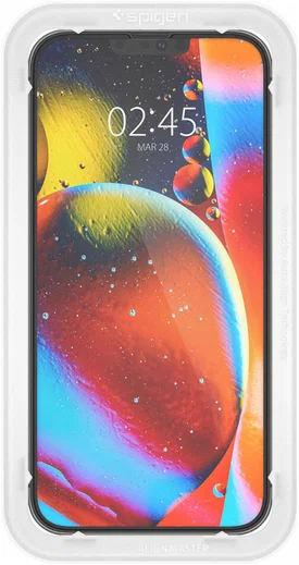 Spigen AlignMaster iPhone 13 Pro Max Screen Protector Tempered Glass 2-Pack afbeelding 13
