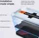 Spigen EZ Fit Glas.tR Apple iPhone 13 Pro Max Privacy Glass (2-Pack) afbeelding 4