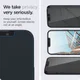 Spigen EZ Fit Glas.tR Apple iPhone 13 Pro Max Privacy Glass (2-Pack) afbeelding 6