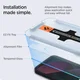 Spigen EZ Fit GLAS.tR Apple iPhone 17e/16e/14/13/13 Pro Screen Protector 2 afbeelding 4