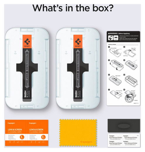 Spigen EZ Fit Glas.tR iPhone 16e / 14 / 13 / 13 Pro Privacy Glass (2-Pack) afbeelding 7