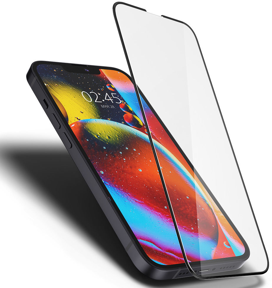 Spigen Glas.tR Apple iPhone 17e/16e/14/13 (Pro) Screen Protector Full Cover afbeelding 3