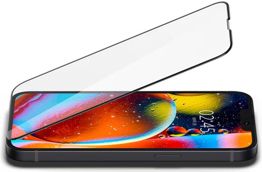Spigen Glas.tR Apple iPhone 17e/16e/14/13 (Pro) Screen Protector Full Cover afbeelding 5