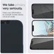 Spigen Glas.tR iPhone 17e / 16e / 14 / 13 / 13 Pro Screen Protector Privacy Glas afbeelding 2