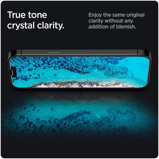 Spigen Glas.tR iPhone 17e / 16e / 14 / 13 / 13 Pro Screen Protector Privacy Glas afbeelding 4