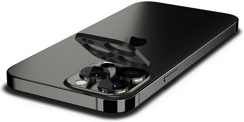 Spigen Optik Apple iPhone 13 Pro Camera Lens Protector (2-Pack) Zwart afbeelding 5