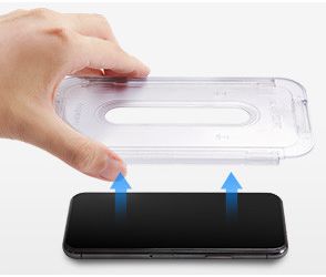 Spigen EZ Fit Glas.tR Apple iPhone 13 Mini Screen Protector (2-Pack) afbeelding 19
