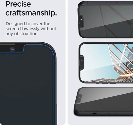 Spigen Glas.tR Apple iPhone 13 Mini Screen Protector Privacy Glass afbeelding 6