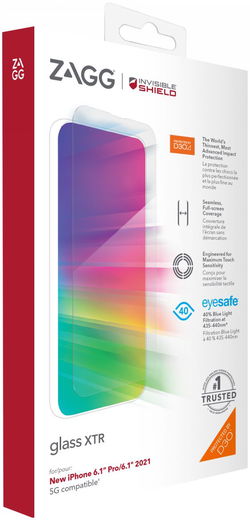 InvisibleShield XTR D3O iPhone 13 / 13 Pro Screenprotector afbeelding 1