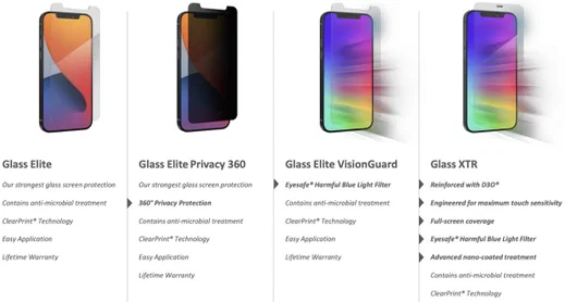 InvisibleShield Privacy Glass Apple iPhone 13 Pro Max Screen Protector afbeelding 9