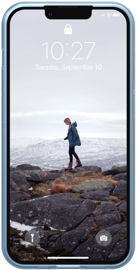 Urban Armor Gear [U] Lucent Apple iPhone 13 Pro Hoesje Blauw afbeelding 6