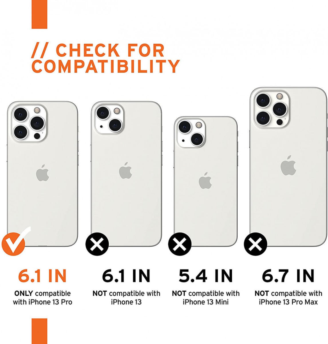 Urban Armor Gear [U] Dot Apple iPhone 13 Pro Hoesje Siliconen Wit afbeelding 8