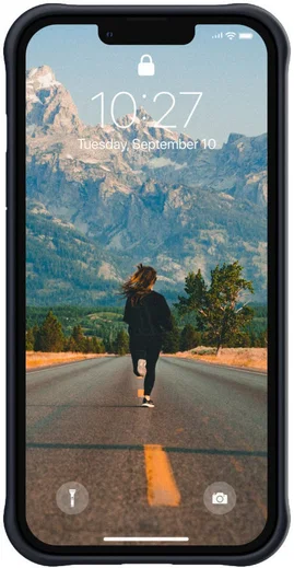 Urban Armor Gear [U] Dot Apple iPhone 13 Pro Hoesje Siliconen Zwart afbeelding 4