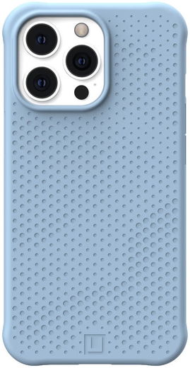 Urban Armor Gear [U] Dot Apple iPhone 13 Pro Hoesje Siliconen Blauw afbeelding 1