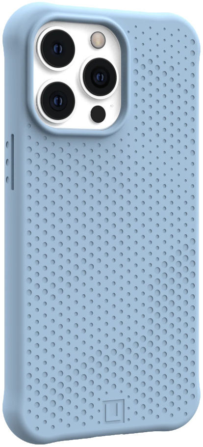 Urban Armor Gear [U] Dot Apple iPhone 13 Pro Hoesje Siliconen Blauw afbeelding 2