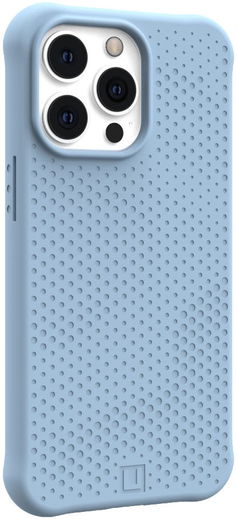 Urban Armor Gear [U] Dot Apple iPhone 13 Pro Hoesje Siliconen Blauw afbeelding 2