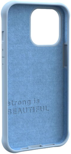 Urban Armor Gear [U] Dot Apple iPhone 13 Pro Hoesje Siliconen Blauw afbeelding 6