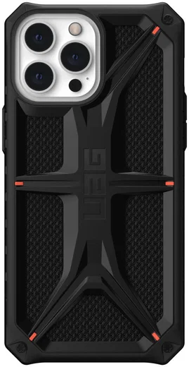 Urban Armor Gear Monarch Kevlar Series iPhone 13 Pro Max Hoesje Zwart afbeelding 1