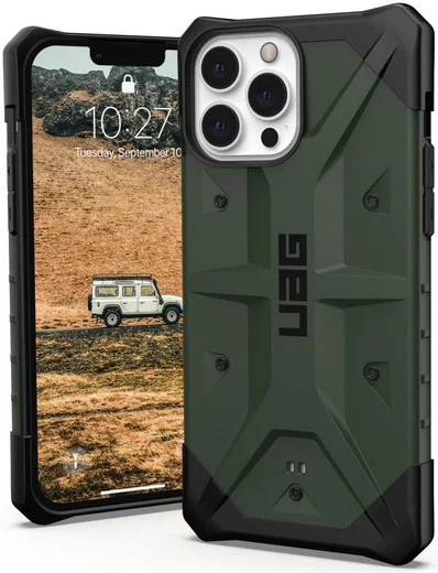 Urban Armor Gear Pathfinder Series iPhone 13 Pro Max Hoesje Olive afbeelding 2
