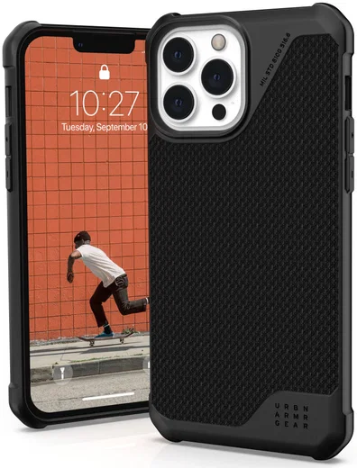 Urban Armor Gear Metropolis LT iPhone 13 Pro Max Hoesje MagSafe Zwart afbeelding 2