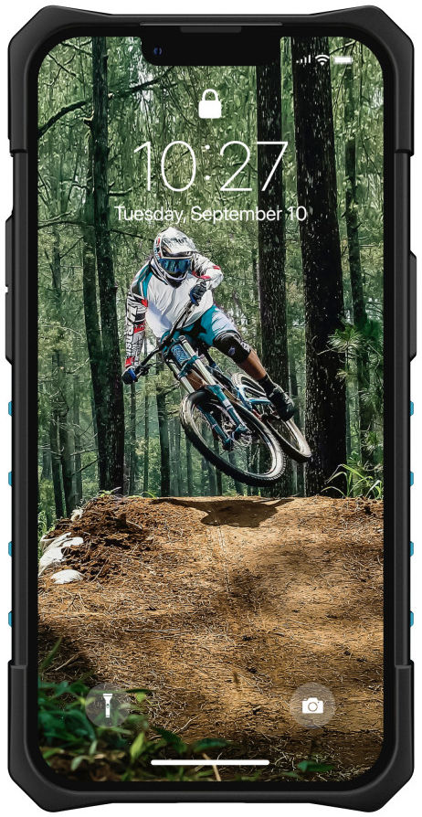 Urban Armor Gear Plasma Series Apple iPhone 13 Hoesje Back Cover Blauw afbeelding 6