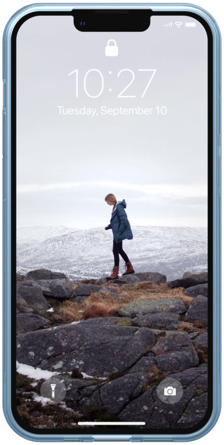Urban Armor Gear [U] Lucent Series Apple iPhone 13 Hoesje Blauw afbeelding 6