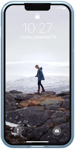 Urban Armor Gear [U] Lucent Series Apple iPhone 13 Hoesje Blauw afbeelding 6