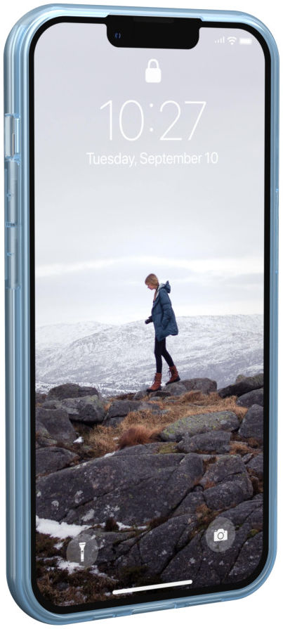 Urban Armor Gear [U] Lucent Series Apple iPhone 13 Hoesje Blauw afbeelding 9